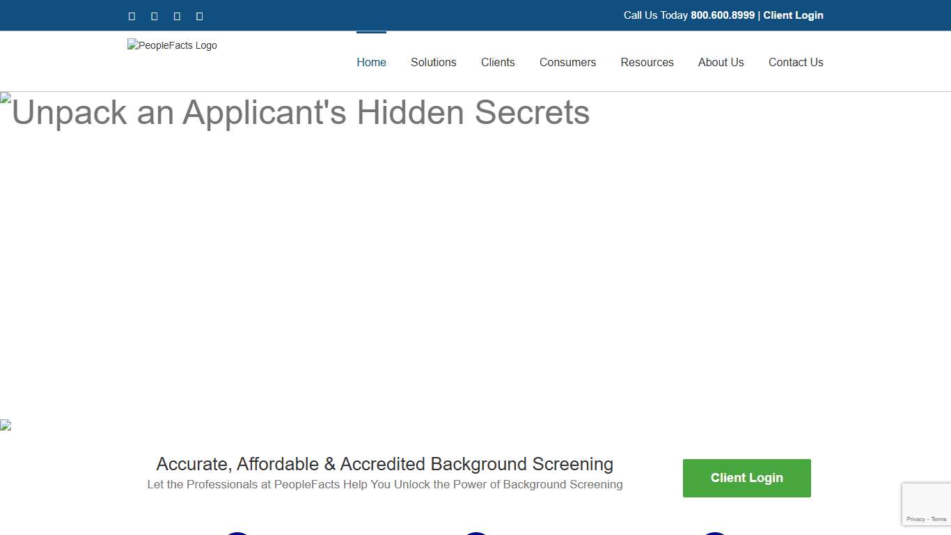 PeopleFacts – Accurate, Affordable & Accredited Background Screening